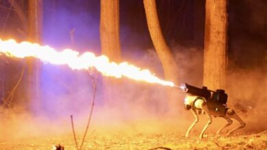 Throwflame launches fire-spitting robo-dog from Hell • The Register