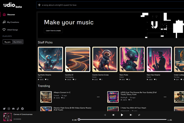 Generative AI Music Startup Udio Come Out of Stealth With M and Song-Writing App Generative AI Music Startup Udio Come Out of Stealth With M and Song-Writing App