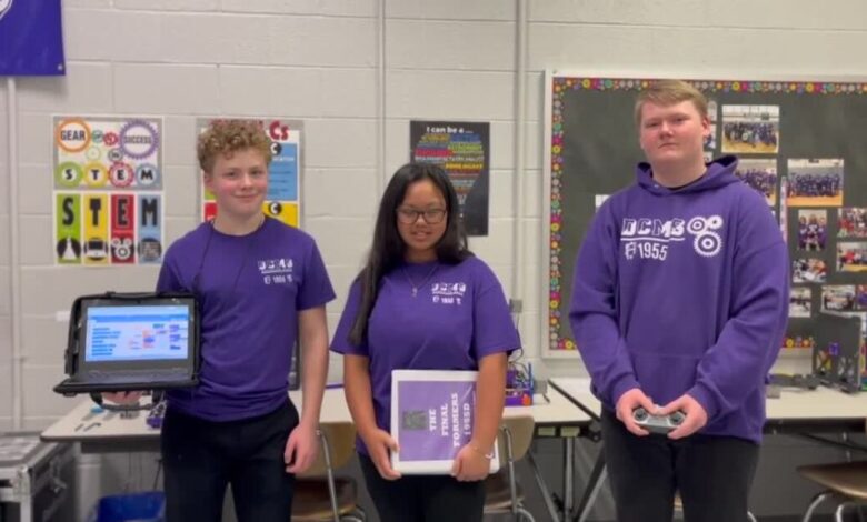 Chesapeake middle school students to compete in a robotics competition Chesapeake middle school students to compete in a robotics competition