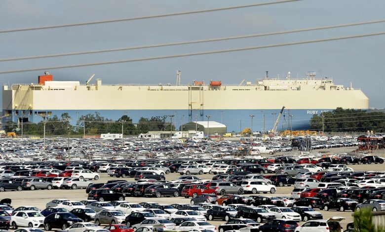 Georgia seaports handled a record number of automobiles in 2023 while container trade dropped 16% Georgia seaports handled a record number of automobiles in 2023 while container trade dropped 16%
