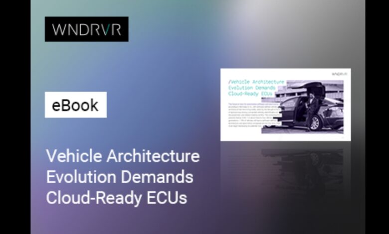Vehicle Architecture Evolution Demands Cloud-Ready ECUs Vehicle Architecture Evolution Demands Cloud-Ready ECUs
