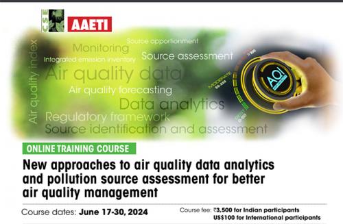 Online training course New approaches to air quality data analytics and pollution source assessment for better air quality management Online training course New approaches to air quality data analytics and pollution source assessment for better air quality management