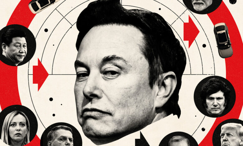 Elon Musk’s Diplomacy: Woo Right-Wing World Leaders. Then Benefit. Elon Musk’s Diplomacy: Woo Right-Wing World Leaders. Then Benefit.
