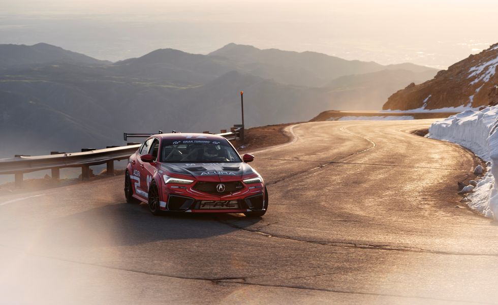 2024 acura integra type s pikes peak race car front