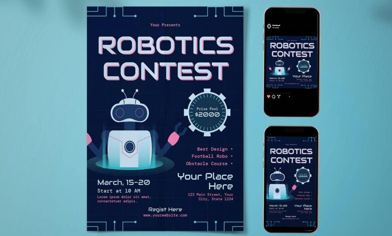 Robotics Contest Flyer Set Print Templates Graphic Templates | by Artsculpt | May, 2024 Robotics Contest Flyer Set Print Templates Graphic Templates | by Artsculpt | May, 2024