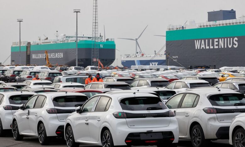 European ports turned into car parks as EV makers hunt buyers European ports turned into car parks as EV makers hunt buyers