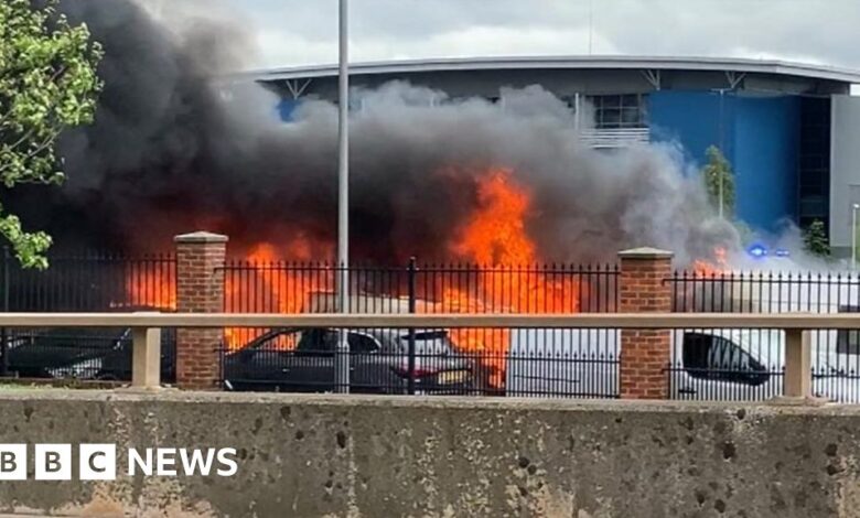 Electric vehicle ‘possibly started’ Bristol car dealership fire Electric vehicle ‘possibly started’ Bristol car dealership fire