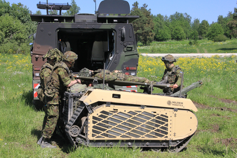 Milrem Robotics’ Advanced Combat Support UGV Showcased at Defense Services Asia Milrem Robotics’ Advanced Combat Support UGV Showcased at Defense Services Asia