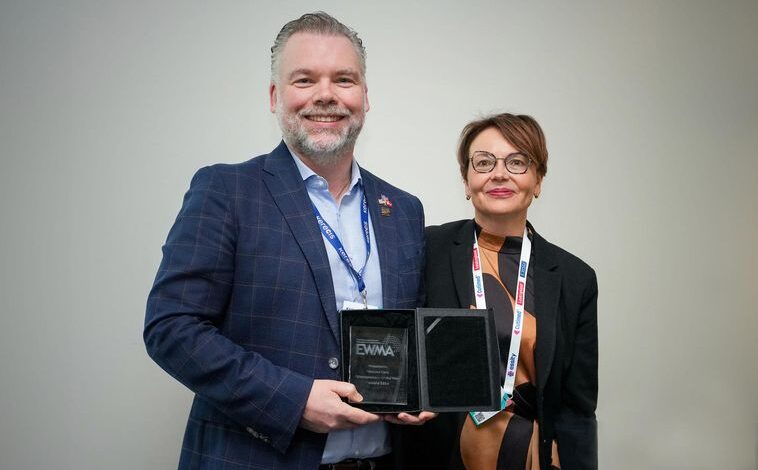 Sigurjónsson is EWMA’s Entrepreneur of the Year Sigurjónsson is EWMA’s Entrepreneur of the Year