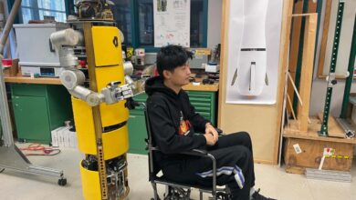 Ball-balancing robot could assist wheelchair users