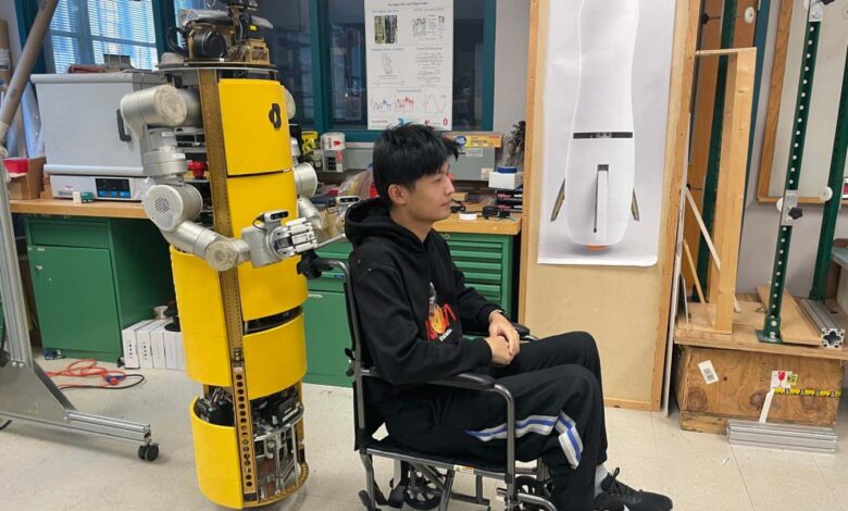 Ball-balancing robot could assist wheelchair users Ball-balancing robot could assist wheelchair users
