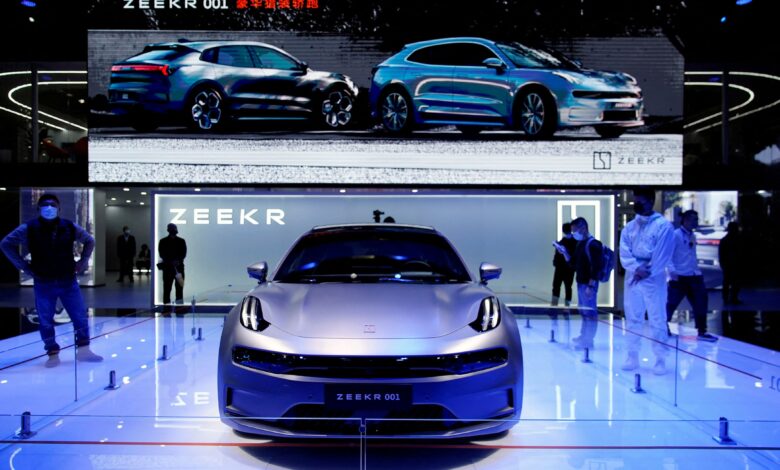 Chinese EV maker Zeekr prices IPO at , at the top end of range, reports say Chinese EV maker Zeekr prices IPO at , at the top end of range, reports say
