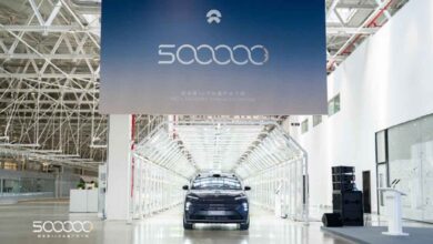 NIO rolls 500,000th production vehicle off assembly line in China