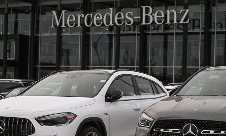 Mercedes pumps the brakes on EV goals after profits drop Mercedes pumps the brakes on EV goals after profits drop