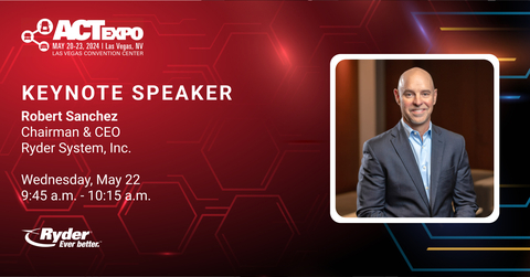 Ryder CEO takes Main Stage at ACT Expo with Keynote on Economic Impacts of Converting Diesel to Electric Vehicles Ryder CEO takes Main Stage at ACT Expo with Keynote on Economic Impacts of Converting Diesel to Electric Vehicles