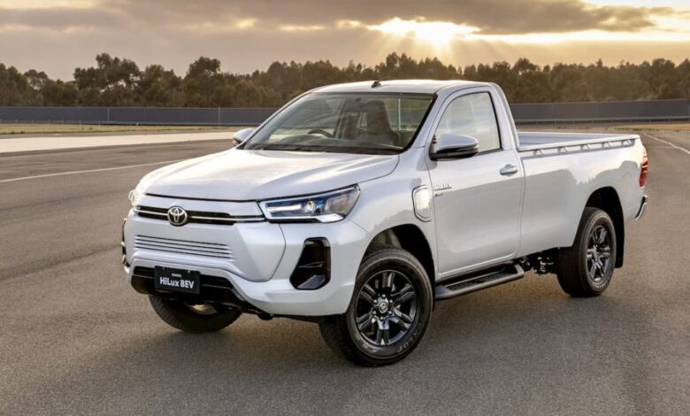 Toyota preps first electric pickup following BYD Shark launch Toyota preps first electric pickup following BYD Shark launch