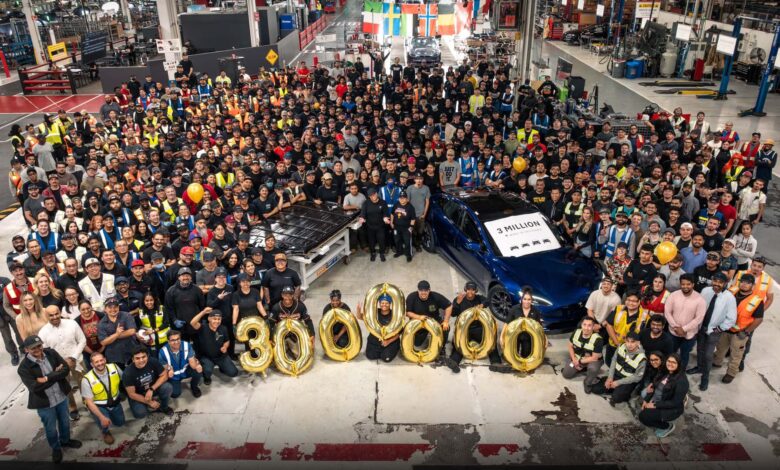Tesla Celebrates 3,000,000th Electric Car Produced In Fremont Tesla Celebrates 3,000,000th Electric Car Produced In Fremont