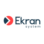 Ekran extended blue red logo