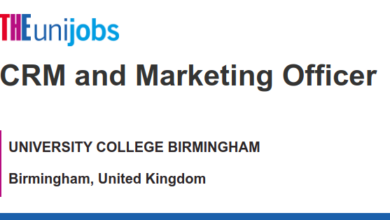 CRM and Marketing Officer job with UNIVERSITY COLLEGE BIRMINGHAM