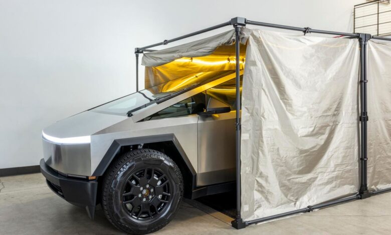 This High-Tech Tent Can Prevent EMP Attacks From Crippling Cybertrucks This High-Tech Tent Can Prevent EMP Attacks From Crippling Cybertrucks