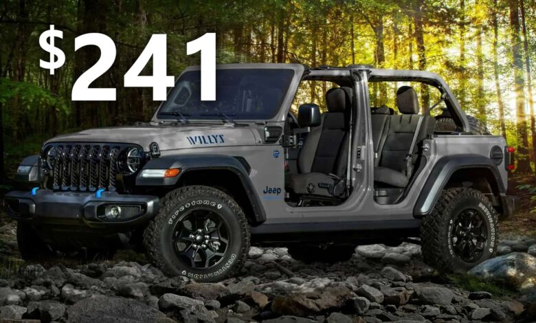 You Can Lease A Jeep Wrangler 4xe For Under 0 A Month You Can Lease A Jeep Wrangler 4xe For Under 0 A Month