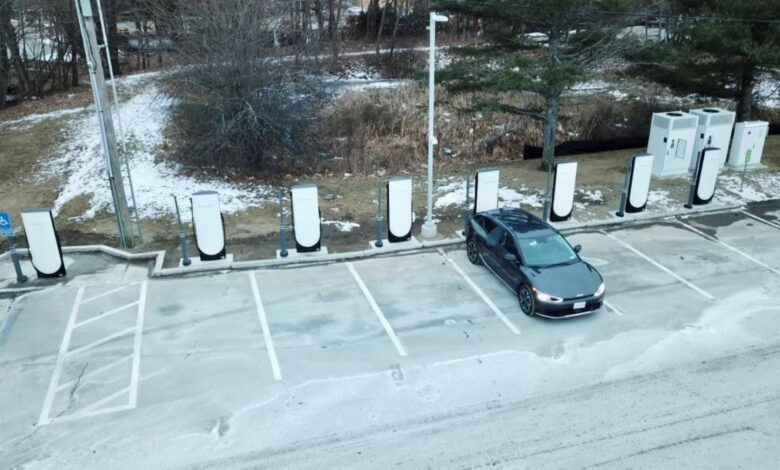 State opens first-of-its-kind EV charging station with game-changing Tesla technology State opens first-of-its-kind EV charging station with game-changing Tesla technology
