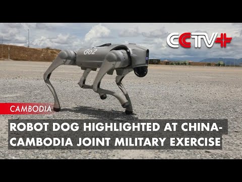 Robot Dog Highlighted at China-Cambodia Joint Military Exercise