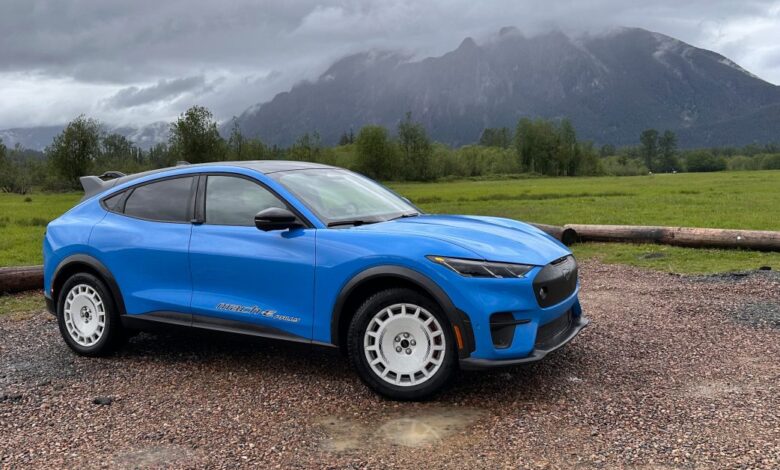 Mustang Mach-E Rally first drive: Ford is getting more comfortable with EVs Mustang Mach-E Rally first drive: Ford is getting more comfortable with EVs