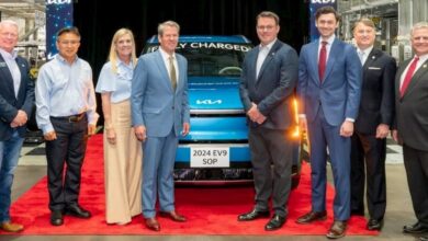 Kia kicks off EV9 electric SUV production in Georgia