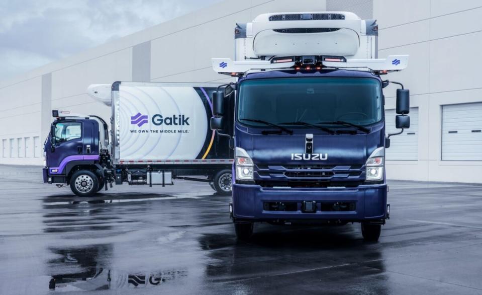 Isuzu Motors Ltd. is investing $30 million in Gatik and collaborating on autonomous trucks for 2027. (Photo: Isuzu)