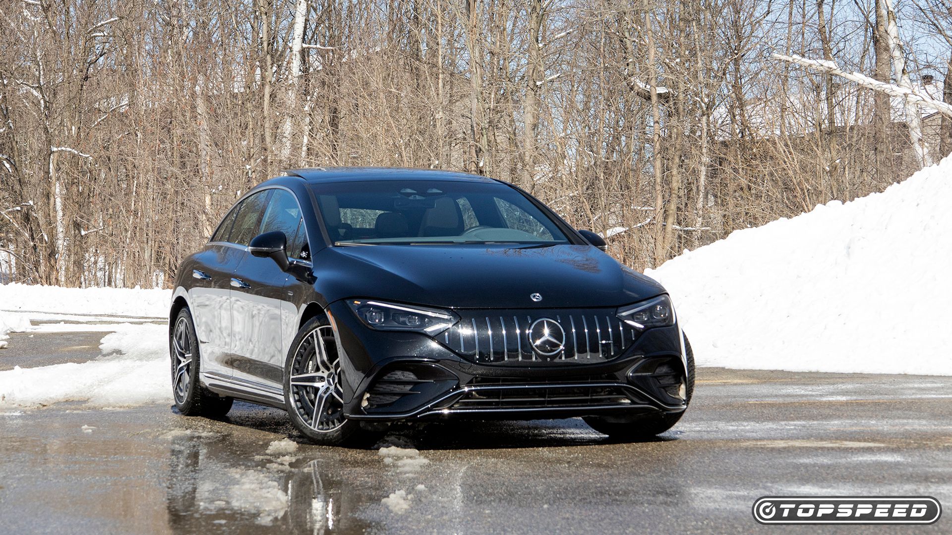 2024 Mercedes-AMG EQE Front Three Quarter TopSpeed