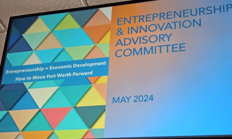 Fort Worth group presents blueprint to improve capital access for entrepreneurs Fort Worth group presents blueprint to improve capital access for entrepreneurs