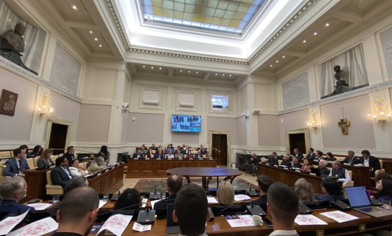 Tech leaders question if society is ready for artificial general intelligence at Vatican conference Tech leaders question if society is ready for artificial general intelligence at Vatican conference