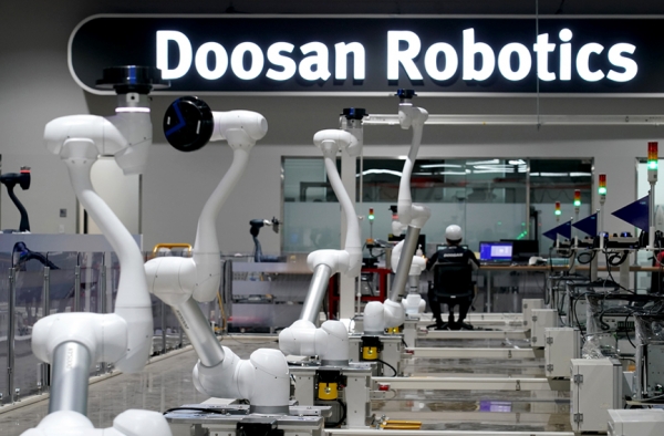 Robotic arms developed by Doosan Robotics