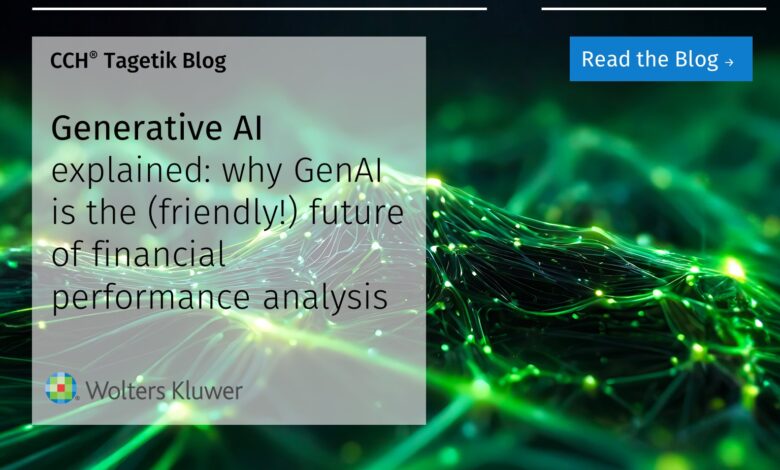 Generative AI explained: Why GenAI is the (friendly!) future of financial performance analysis Generative AI explained: Why GenAI is the (friendly!) future of financial performance analysis