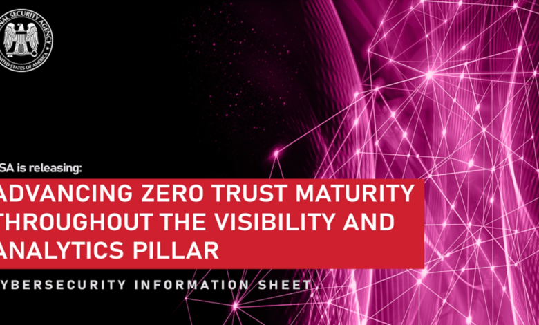 NSA Releases Guidance on the Visibility and Analytics Pillar of Zero Trust > National Security Agency/Central Security Service > Press Release View NSA Releases Guidance on the Visibility and Analytics Pillar of Zero Trust > National Security Agency/Central Security Service > Press Release View