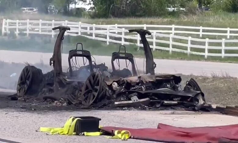 Electric vehicle fire closes a Colorado Highway Electric vehicle fire closes a Colorado Highway