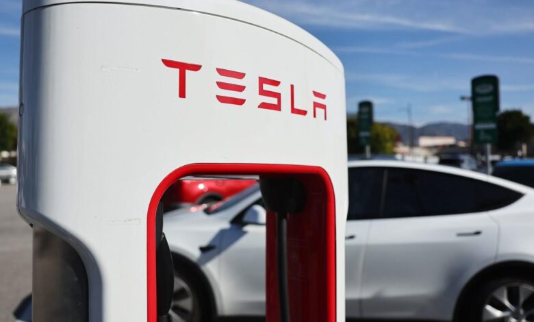 Musk Undercuts Tesla Chargers Biden Had Lauded as ‘a Big Deal’ Musk Undercuts Tesla Chargers Biden Had Lauded as ‘a Big Deal’