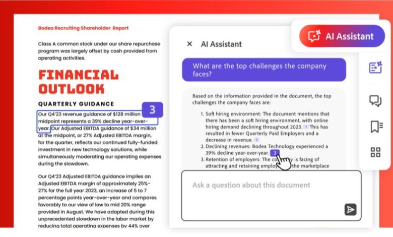 Even Adobe Acrobat is getting an AI assistant now Even Adobe Acrobat is getting an AI assistant now