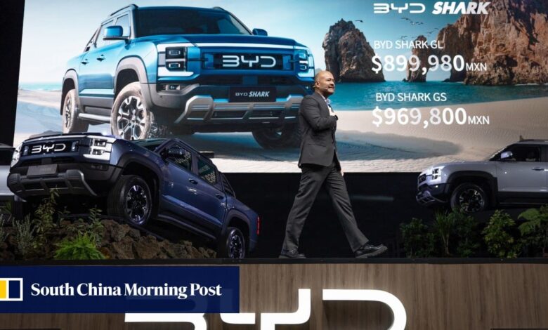 China’s EV price war spreads overseas as carmakers chase market share, higher profit margins China’s EV price war spreads overseas as carmakers chase market share, higher profit margins