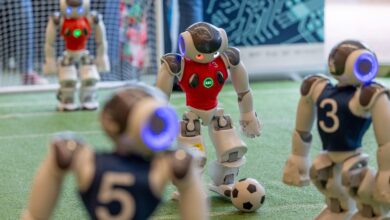 Robots play soccer at Geneva AI showcase