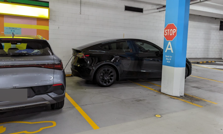 Electric vehicle owner slammed for ‘entitled’ shopping centre move Electric vehicle owner slammed for ‘entitled’ shopping centre move