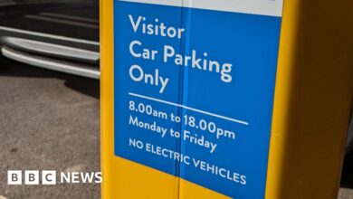 Electric car driver turned away from hospital car park