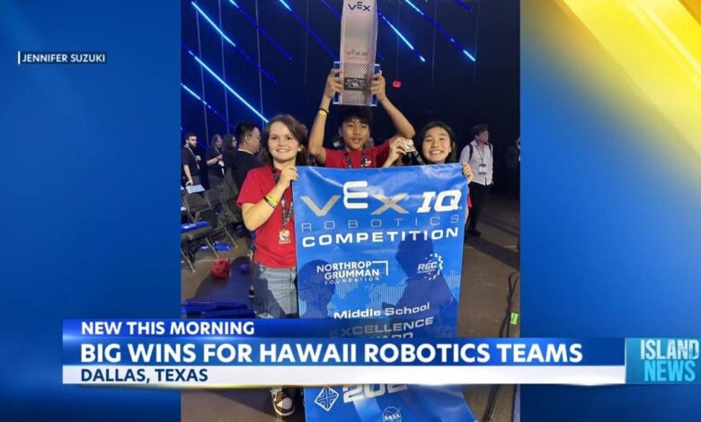 Hawaii Robotics teams triumph in Texas | News