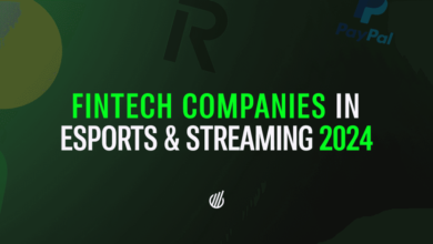 Fintech companies involved in esports & streaming 2024