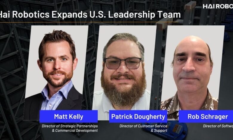 Hai Robotics Expands American Leadership Team to Support Growing U.S.-Based Customer Support, Software Development, and Strategic Partnerships | News Hai Robotics Expands American Leadership Team to Support Growing U.S.-Based Customer Support, Software Development, and Strategic Partnerships | News