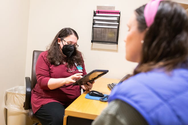 Dr. Rebecca Mishuris, chief medical officer of Brigham and Women's Hospital in Boston, is piloting the use of an app to record and then generate a written summary of a patient's visit.