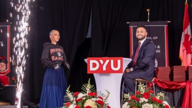 AI robot named Sophia gives D’Youville University commencement speech