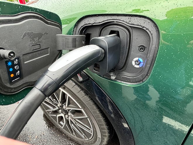 Ford is the first automaker to gain access to esla's DC fast charging network.