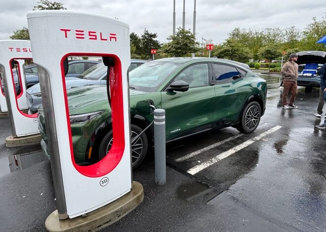 2024 Ford Mustang Mach-E EV adds Tesla charging, power and range 2024 Ford Mustang Mach-E EV adds Tesla charging, power and range